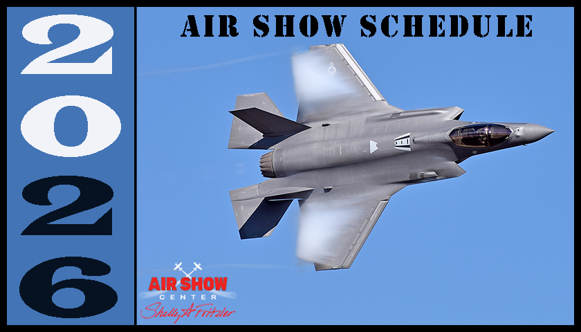 USAF F-35A Lightning II Demonstration Team schedule graphic